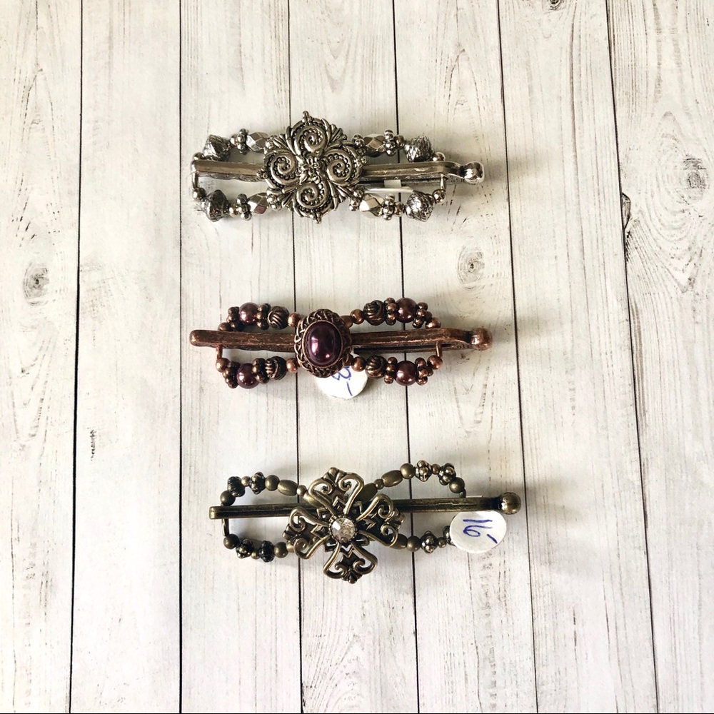 Lilla Rose NWOT Set of 3 Flexi Hair Clips